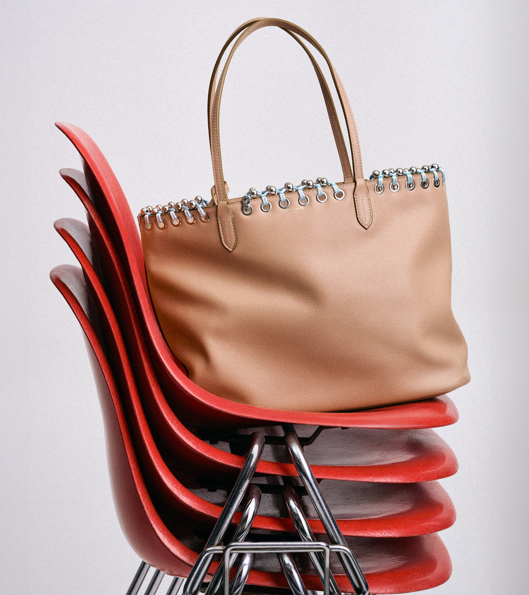 Sac cabas Kitesy Martin Studio en cuir grainé