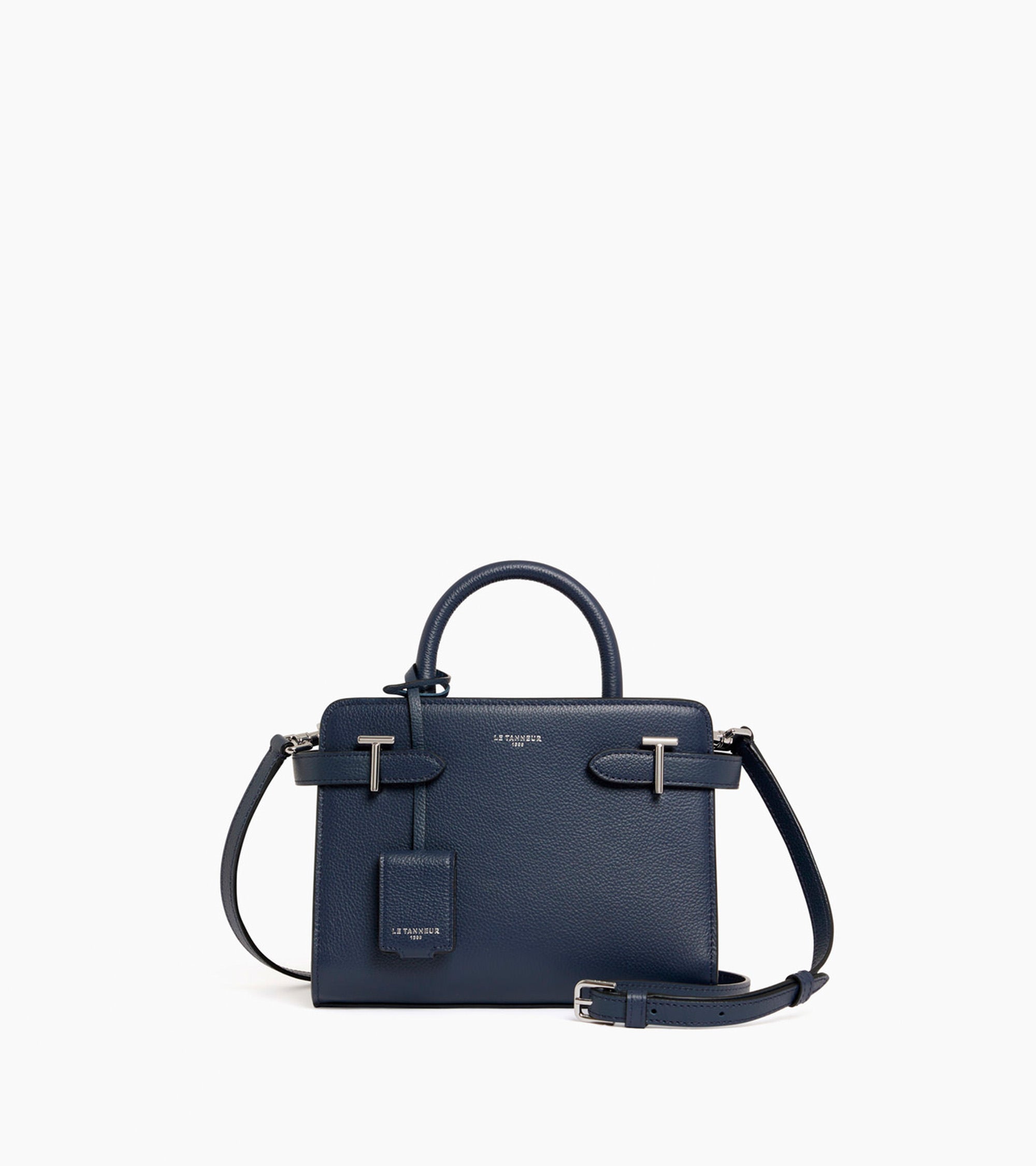 Emilie small handbag in pebbled leather