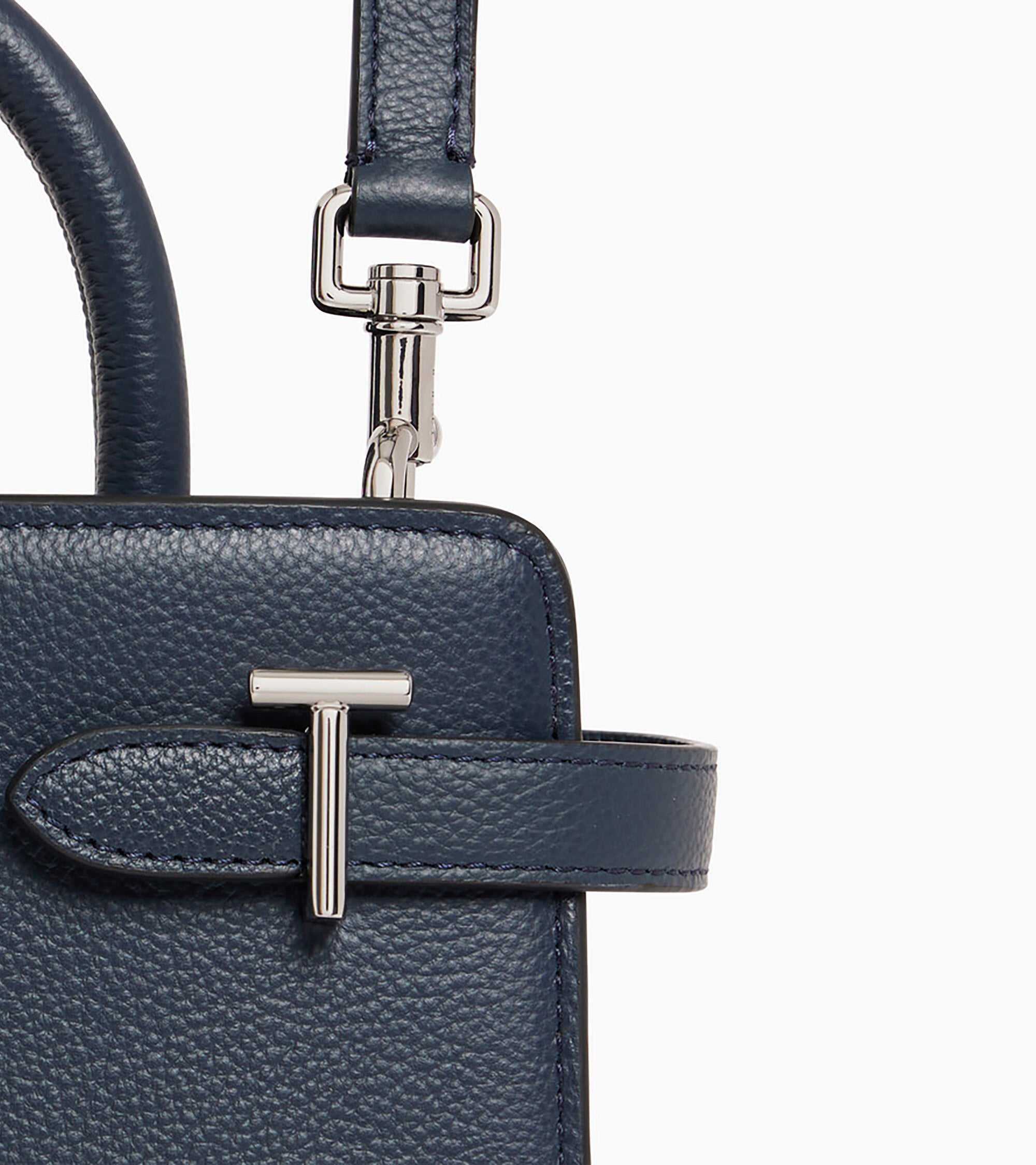 Emilie small handbag in pebbled leather