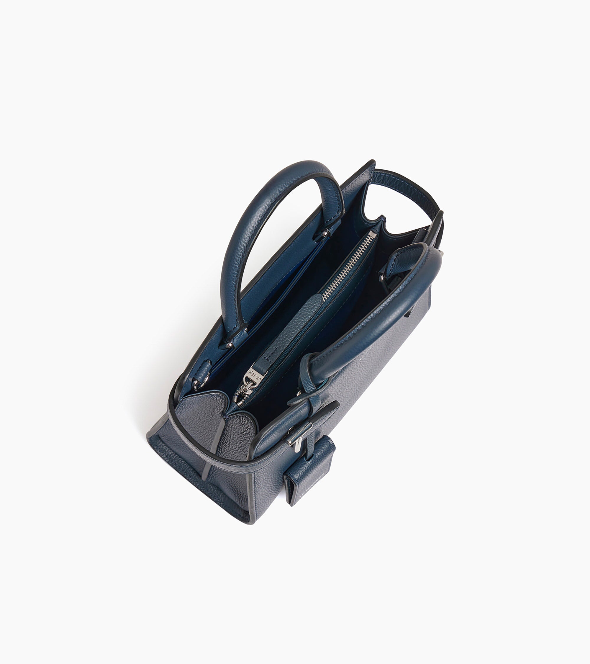 Emilie small handbag in pebbled leather