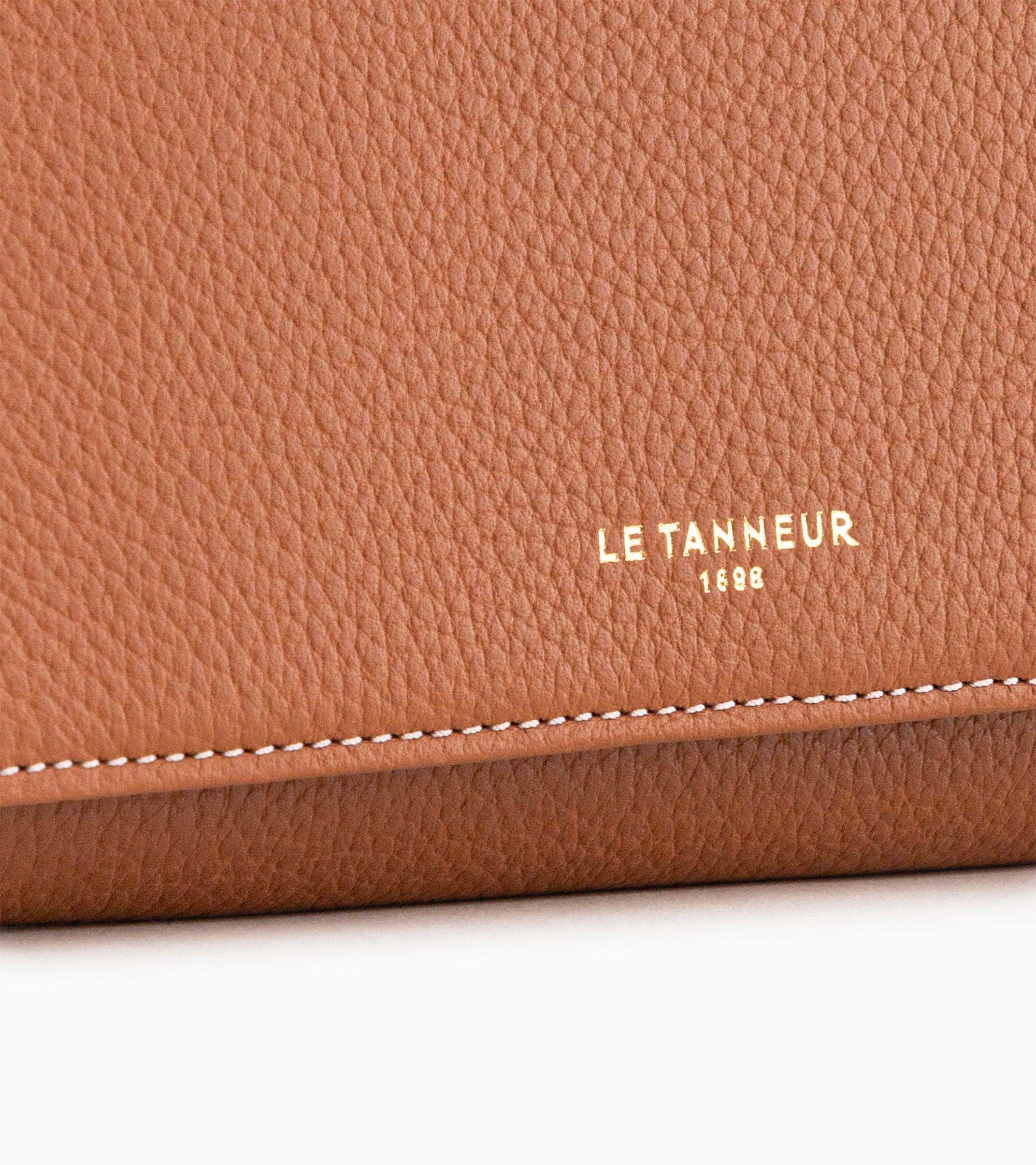 Emilie wallet in pebbled leather