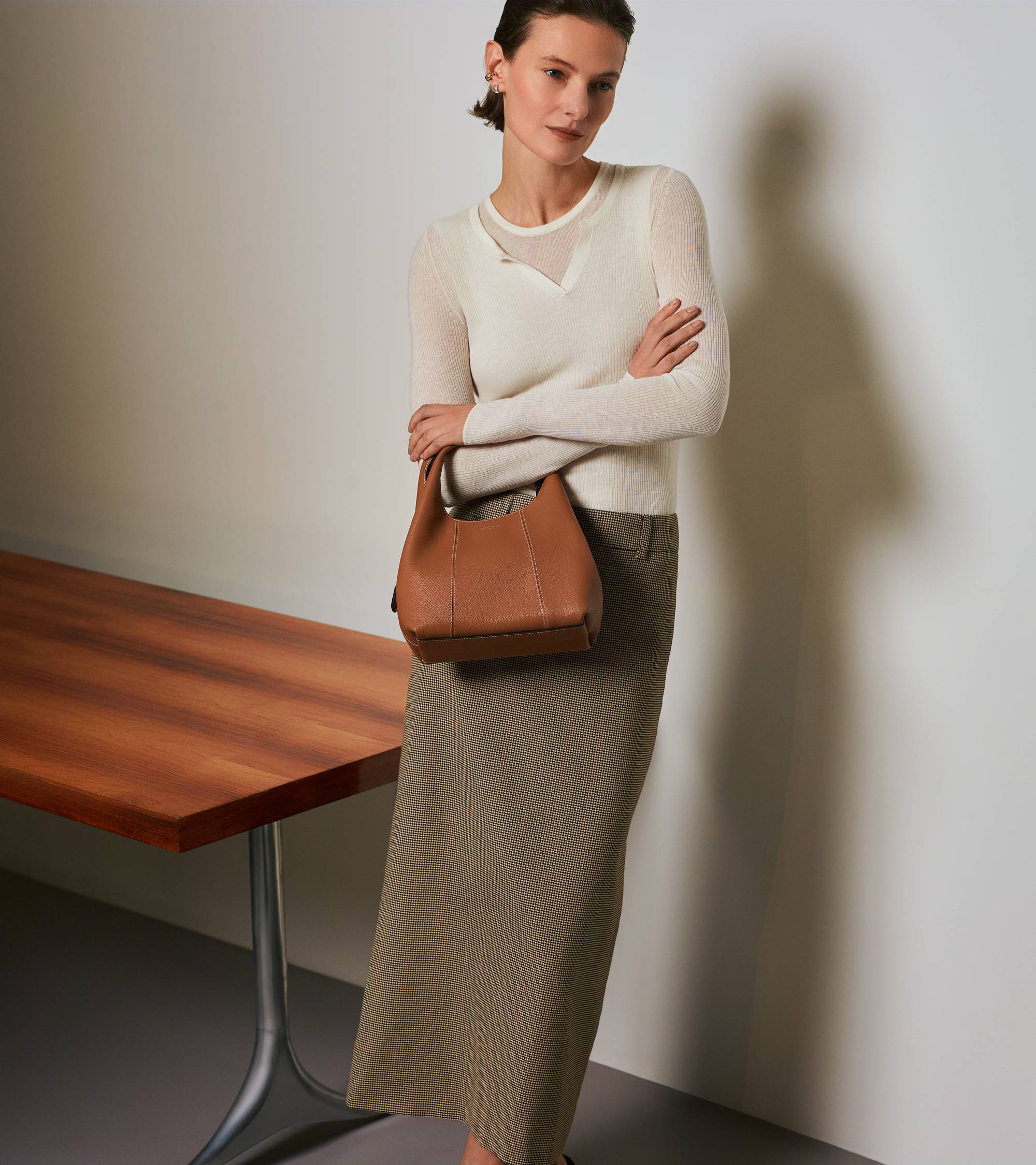 Petit sac à main Juliette en cuir grainé