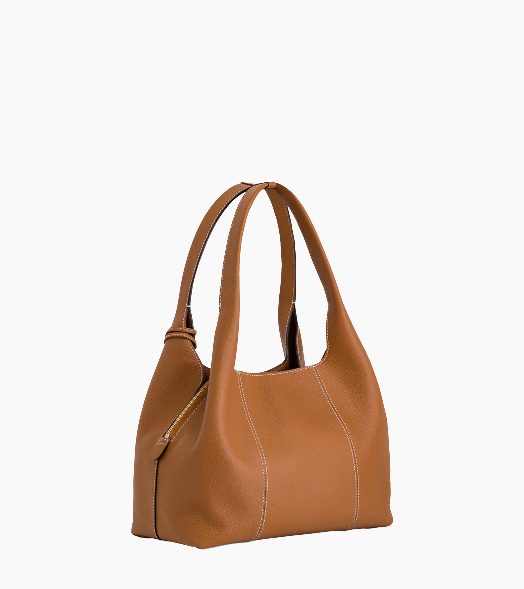 Juliette medium-sized shoulder bag in grained leather
