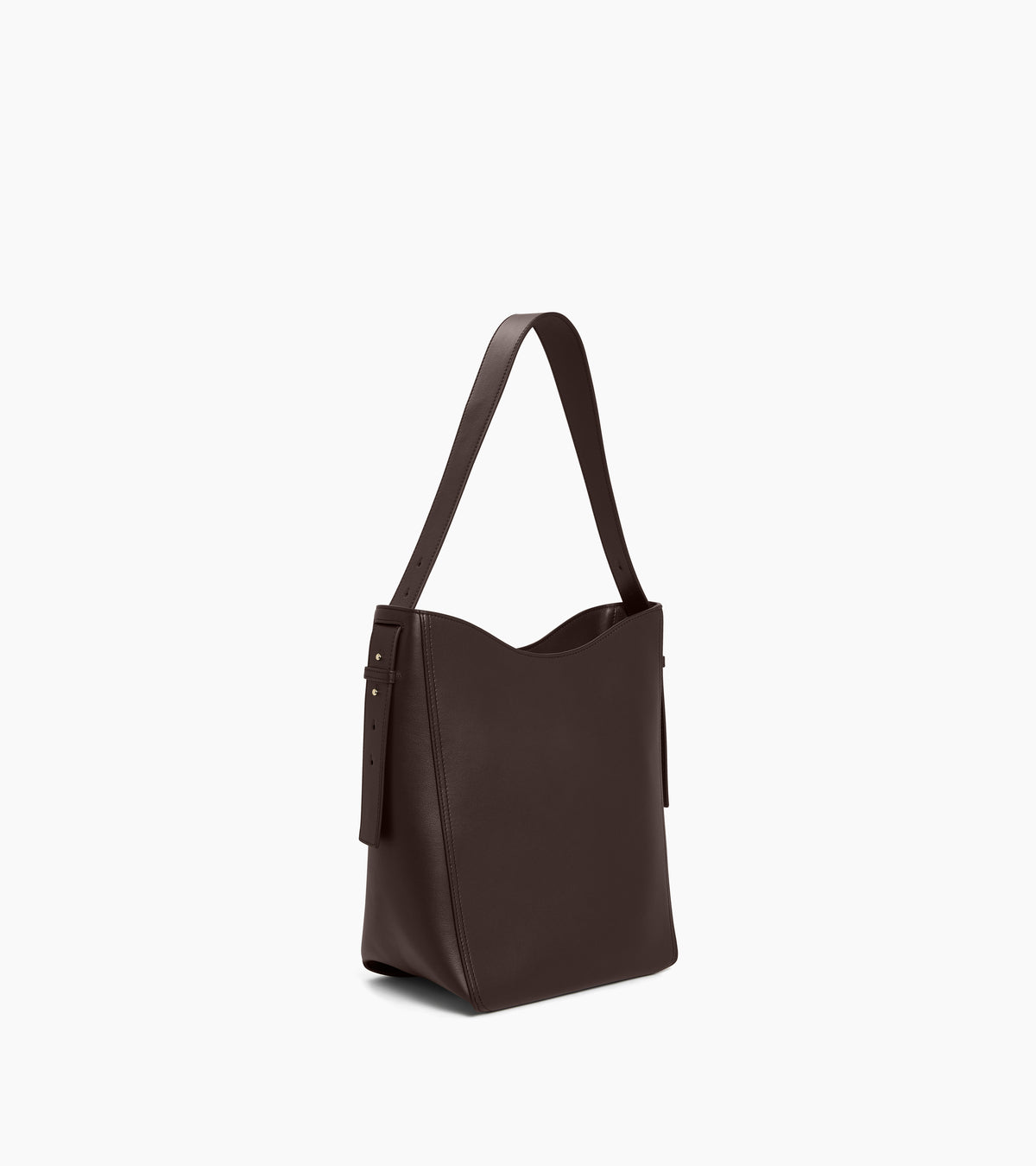 Mittelgroße Hobo-Tasche Céleste aus Glattleder