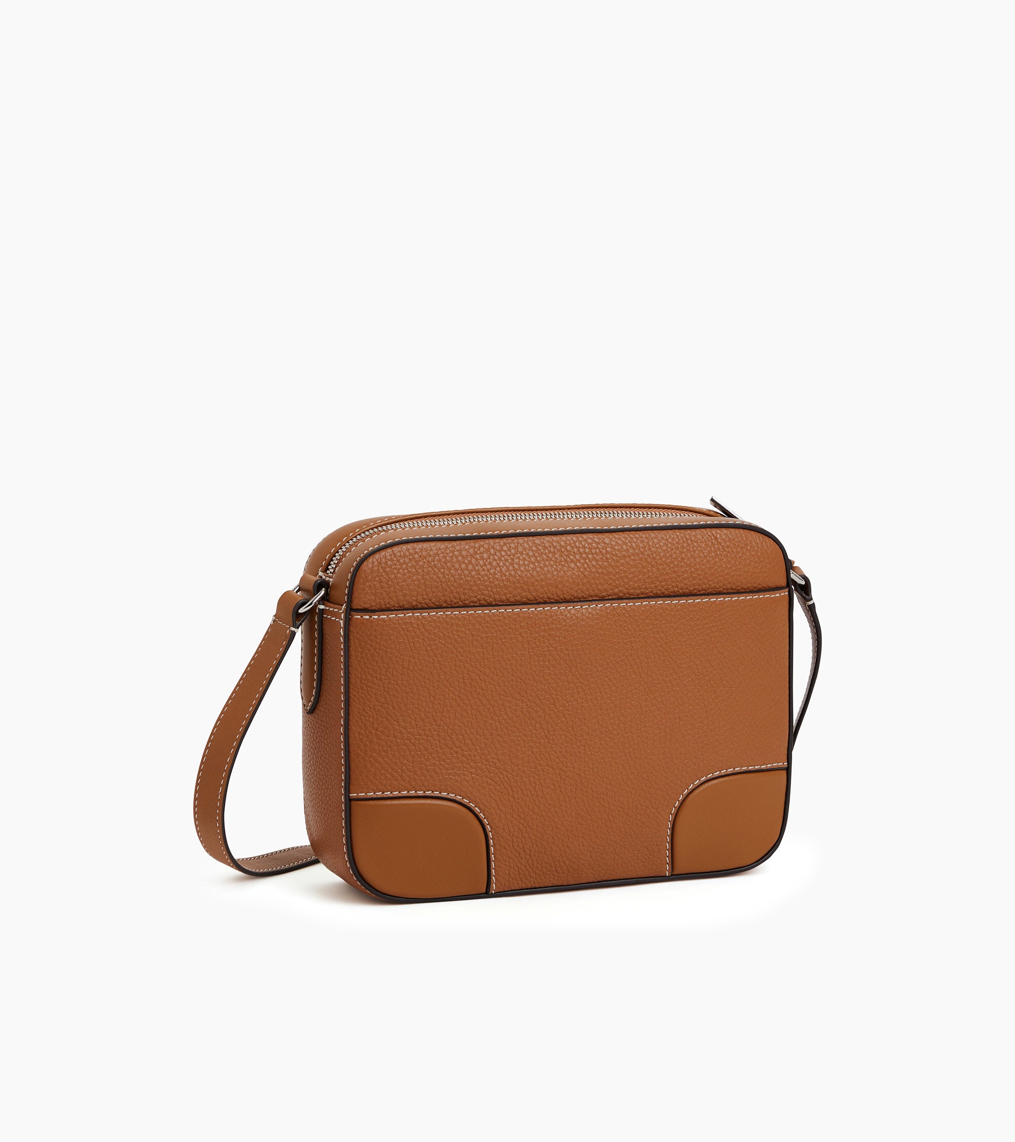 Romy medium smooth grained leather shoulder bag