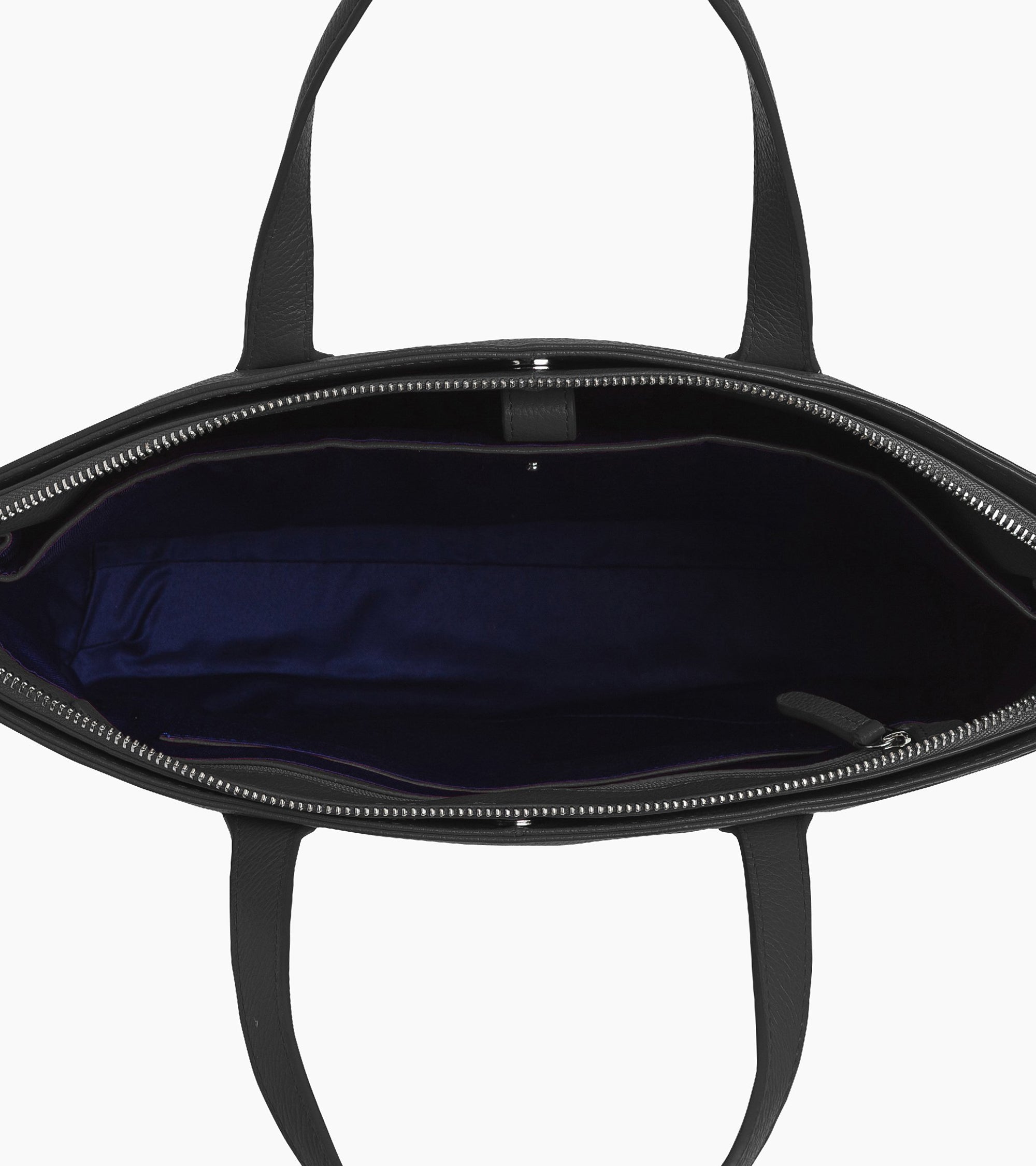 Sophie 15" briefcase with 1 gusset in grained leather