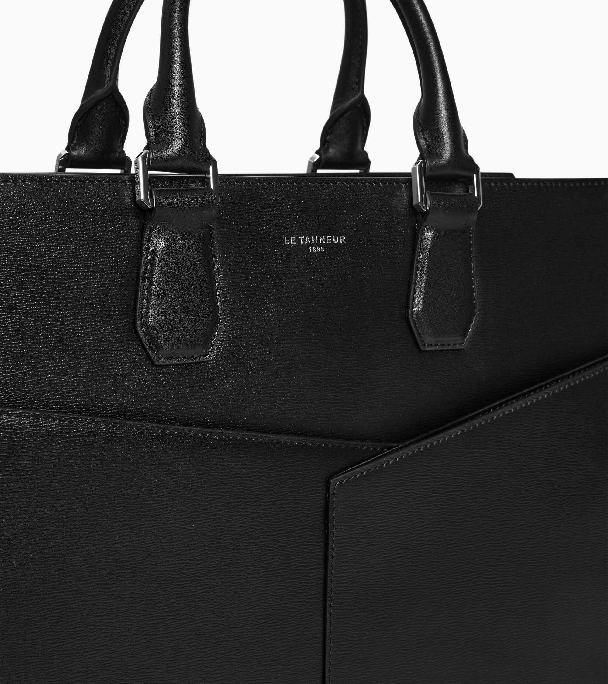 Porte documents 15" Anatole en cuir liégé et cuir lisse