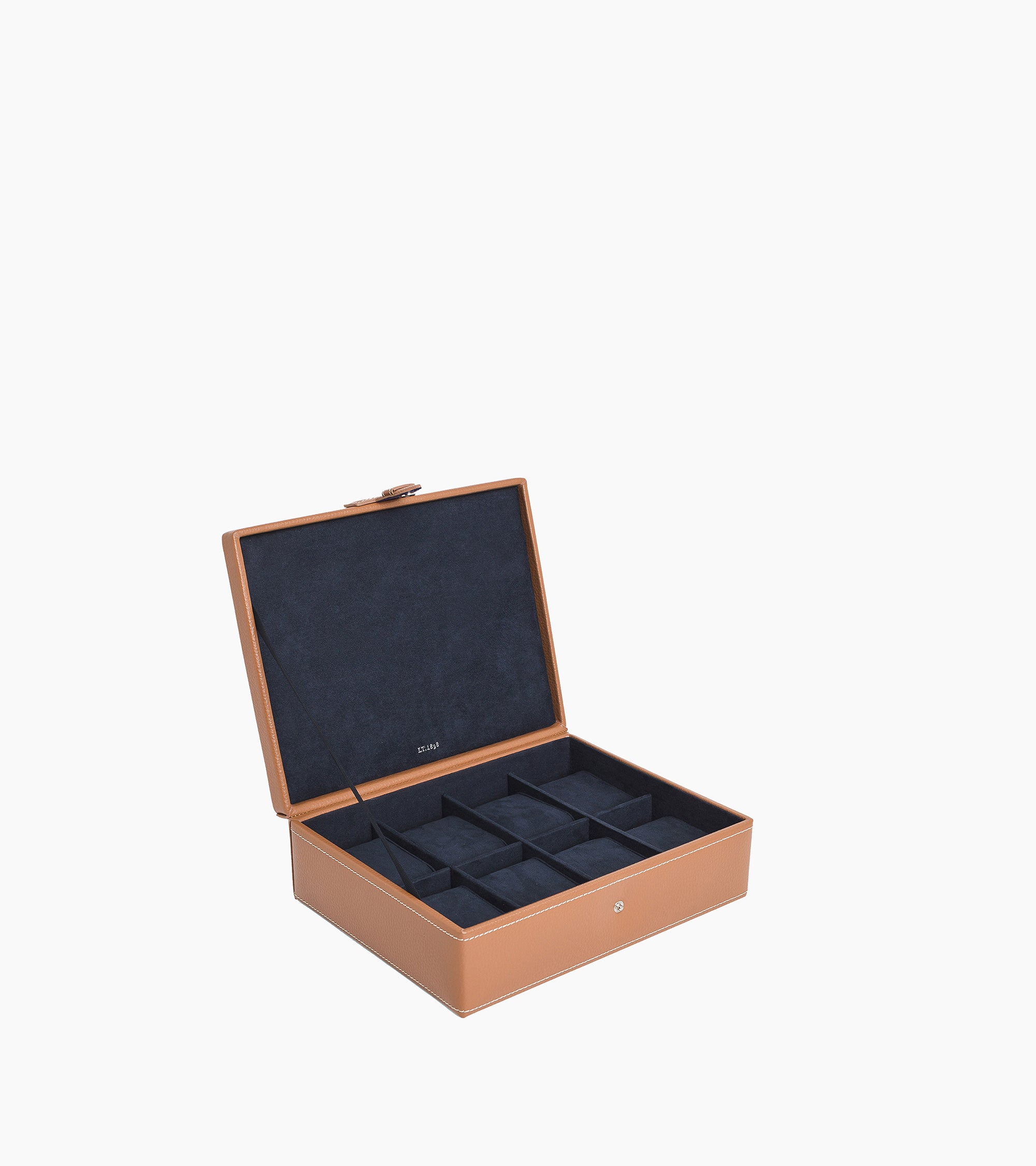 Schatulle aus Leder für 8 Uhren