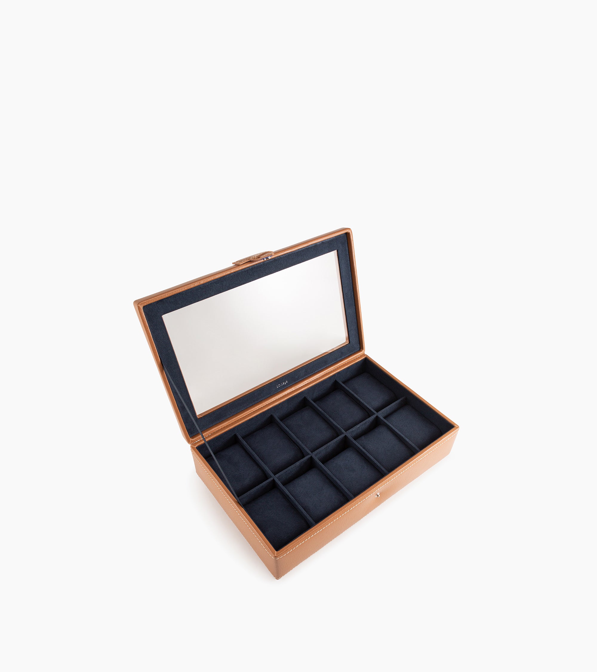 Schatulle aus Leder für 10 Uhren