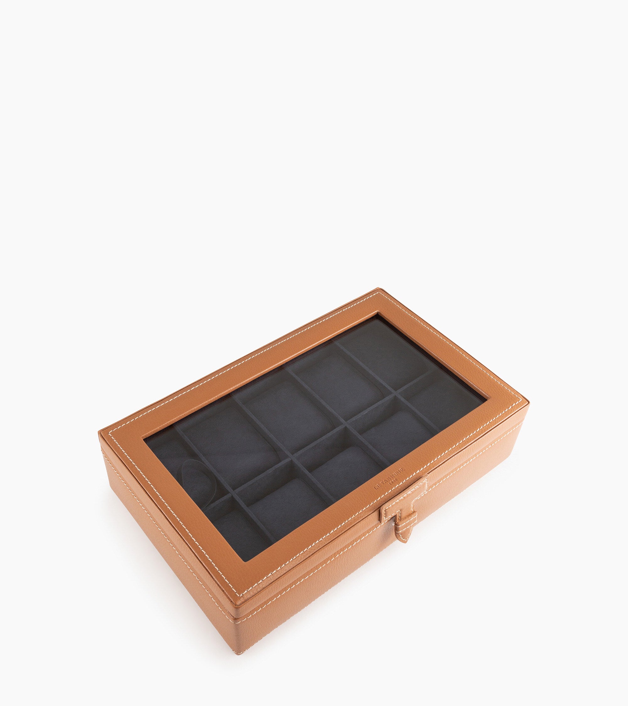 Schatulle aus Leder für 10 Uhren