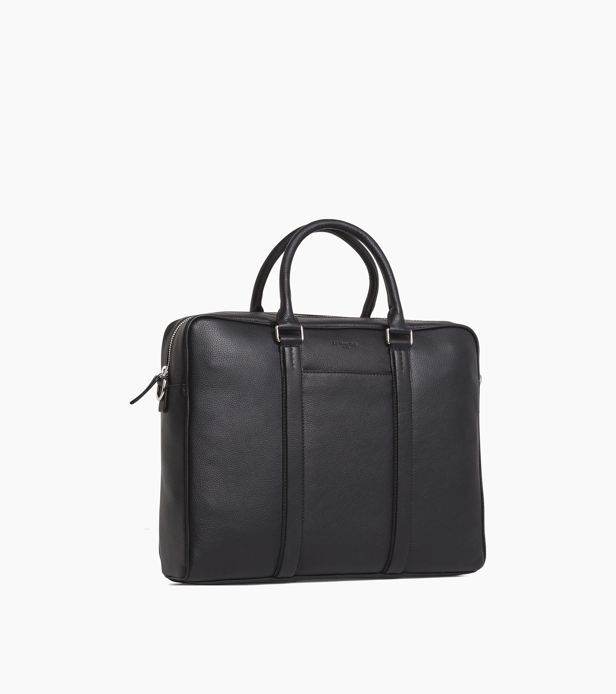 15" Charles Aktentasche aus genarbtem Leder mittleres Modell