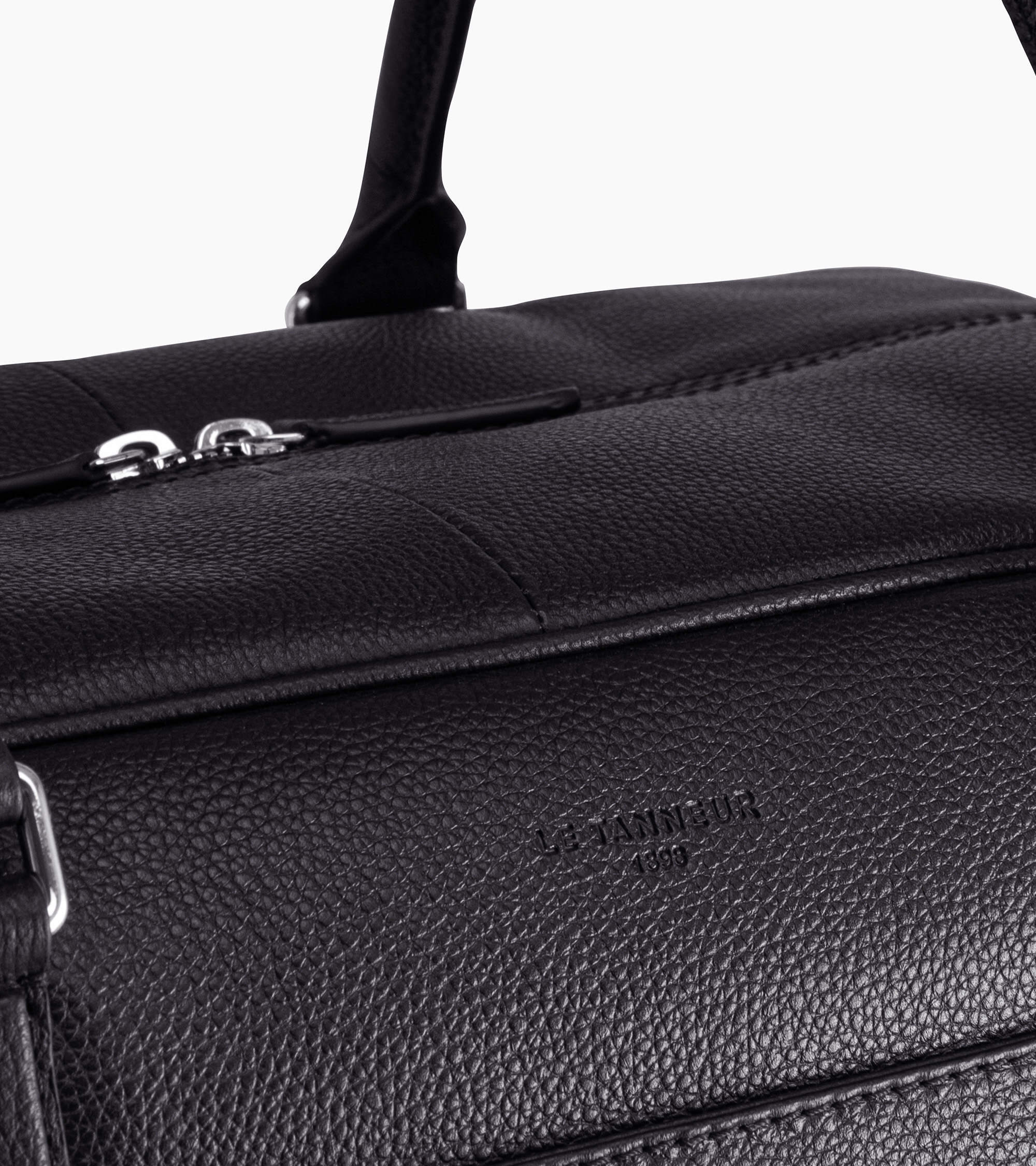 48-h-Reisetasche Charles aus genarbtem Leder