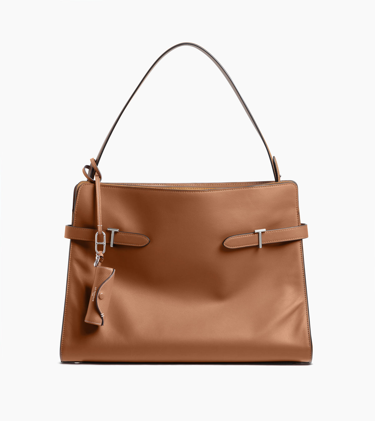 Etui rouge à lèvre charms en cuir grainé