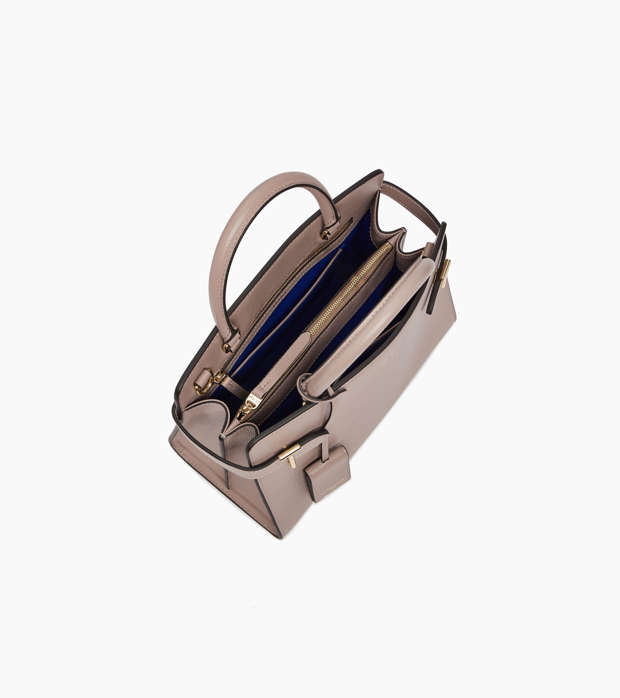 Sac à main moyen modèle Emilie en cuir grainé