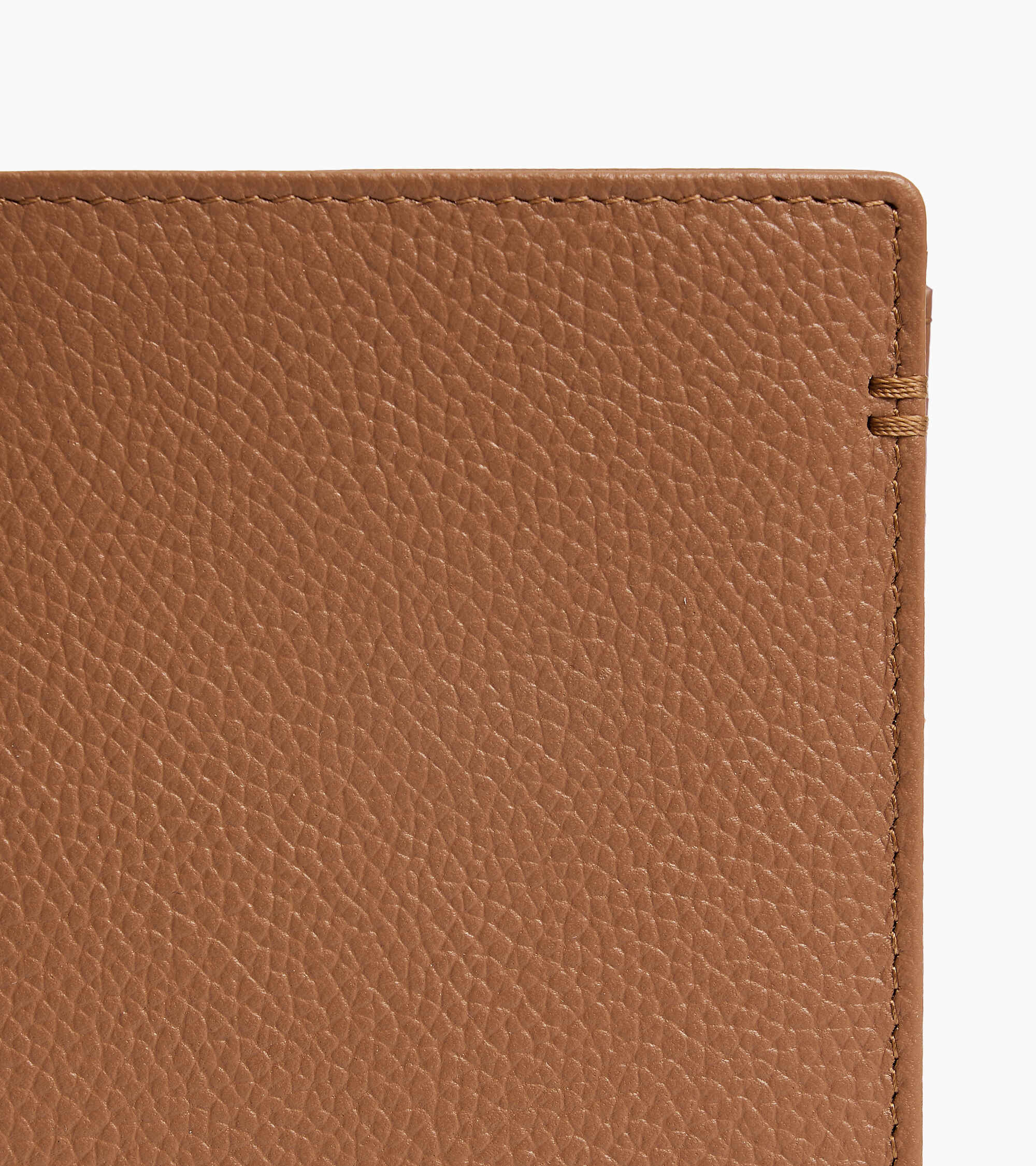 Kleine Bifold-Brieftasche im Hochformat mit Reißverschluss Lucien aus genarbtem Leder
