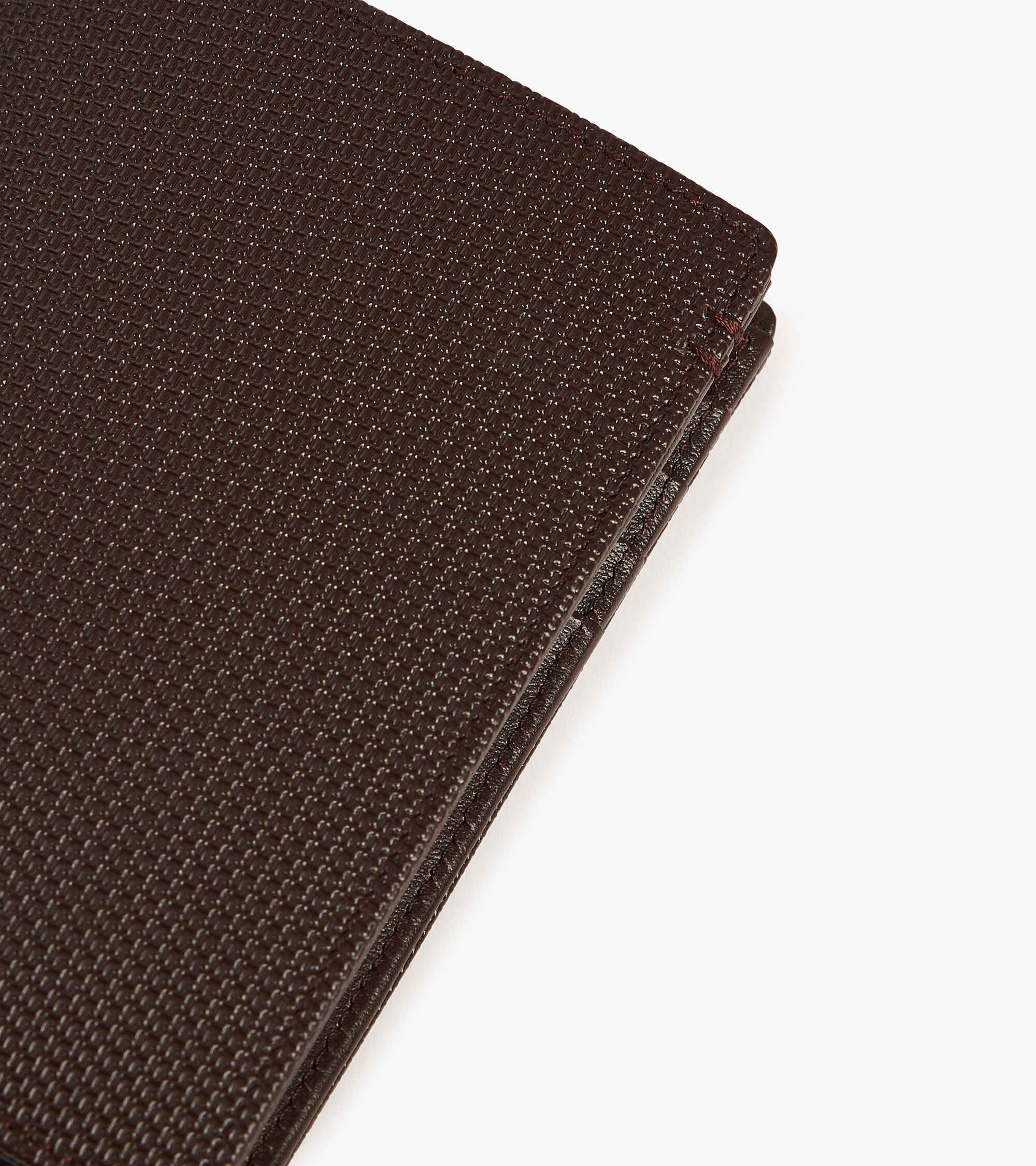 Lucien vertical zipped wallet signature T leather