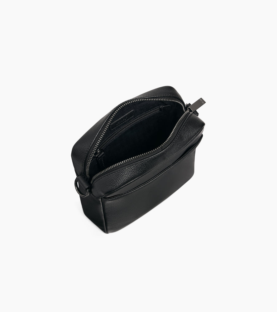 Marceau small zipped satchel in grained leather