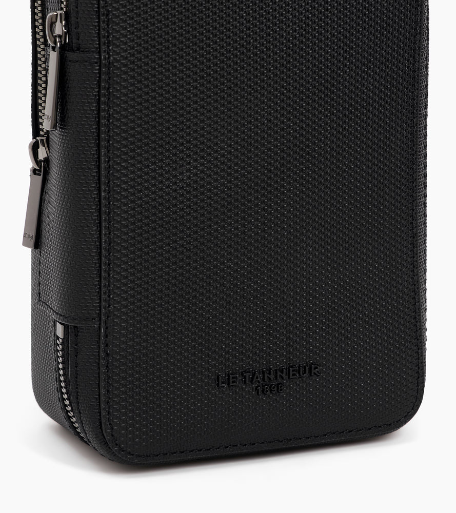 Sacoche sling Emile en cuir signature T