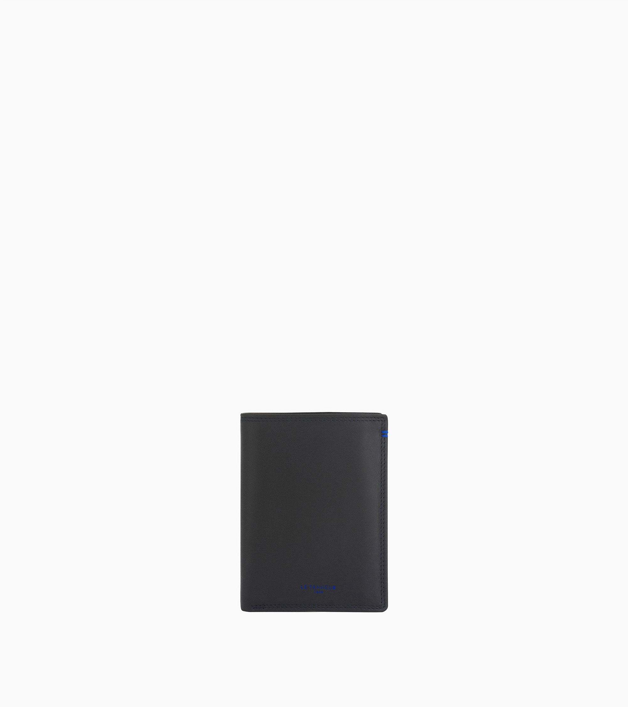 Kleine Faltgeldbörse Martin Hochformat Glattleder