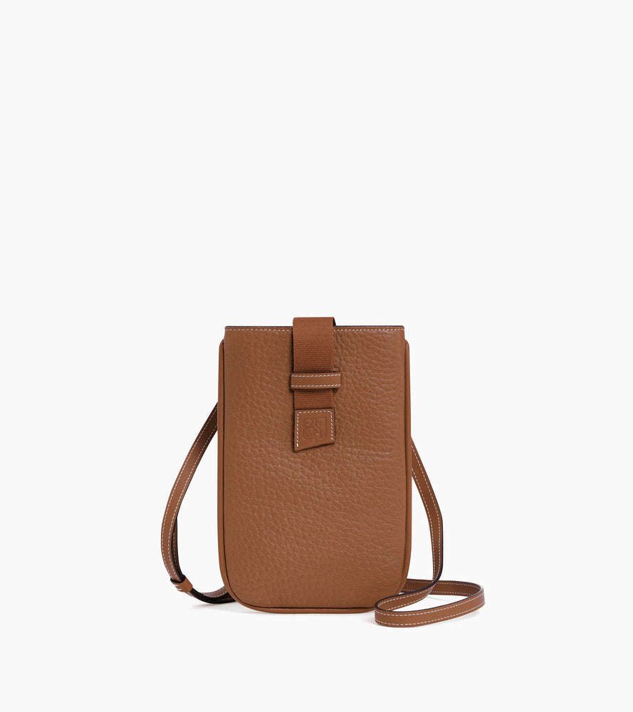 Handytasche Noah aus Büffelnarbenleder und Glattleder