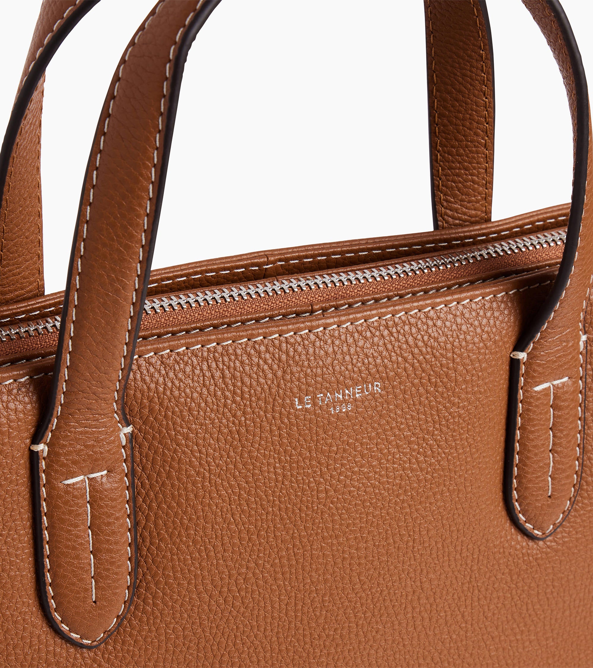 Aktentasche Sophie 14 Zoll 1 Faltfach genarbtes Leder