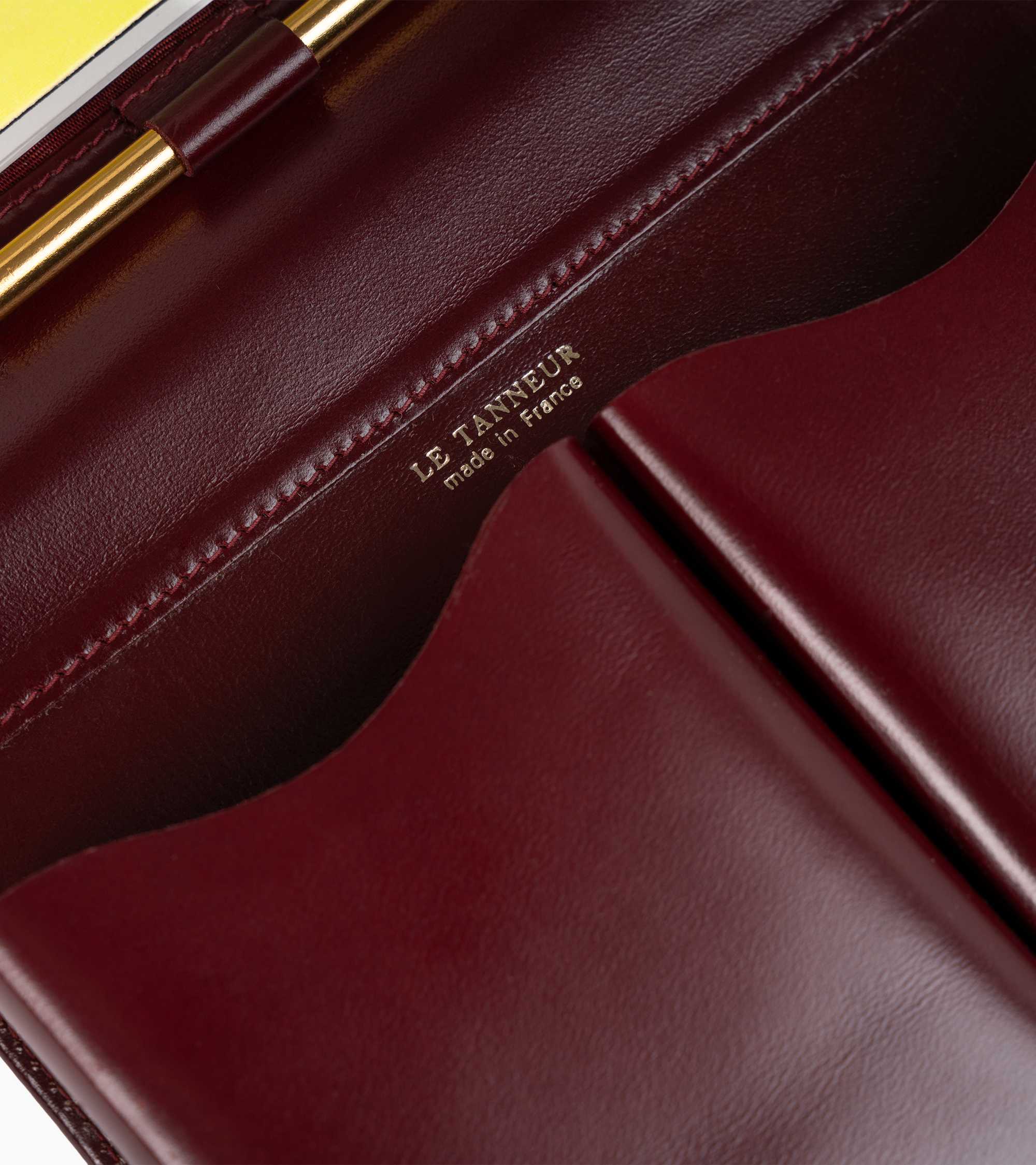 Kleines Bridge-Kartenetui aus Leder